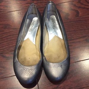 Michael Kors Silver Flats